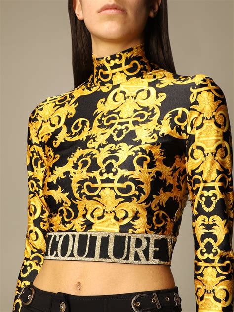 versace jeans t shirt womens|versace jeans couture official site.